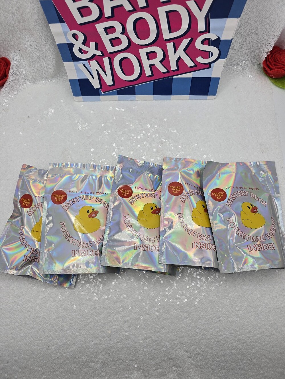 Bath And Body Works Sealed Mystery Duck Pockerbac Holder Bundle Of 5 Collection - Picture 2 of 10